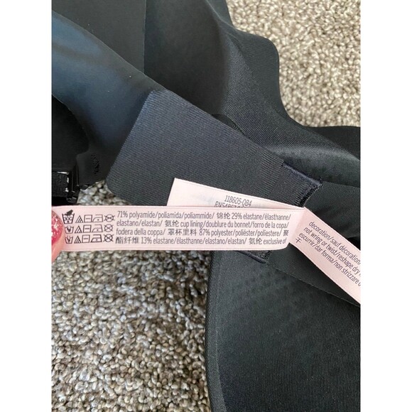 Victoria’s Secret Seamless Logo Strap Bra – Size M/B80 – Black - Picture 6 of 6